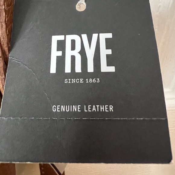 FRYE Ari Crossbody Cognac Brown Leather Handbag NWT - Picture 11 of 16